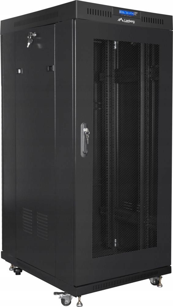 27U 600x800 RACK 19 perforovaná LCD skriňa LANBERG