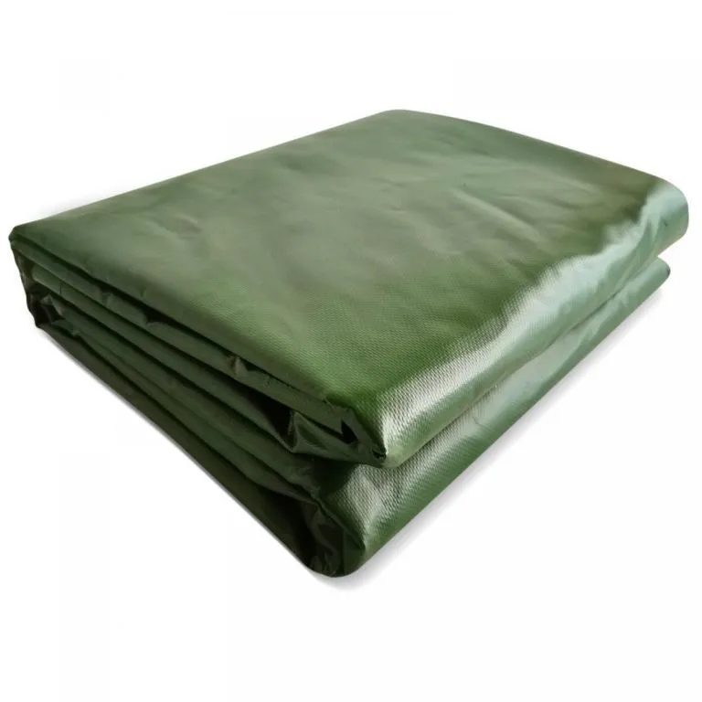 Odolná zelená plachta JAGO 650 g/m² s hliníkovými očkami 2 x 3 m