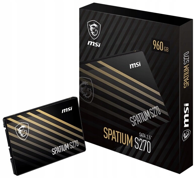 MSI SPATIUM S270 SSD 960 GB 2,5-palcový SATA3 500/450 MB/s