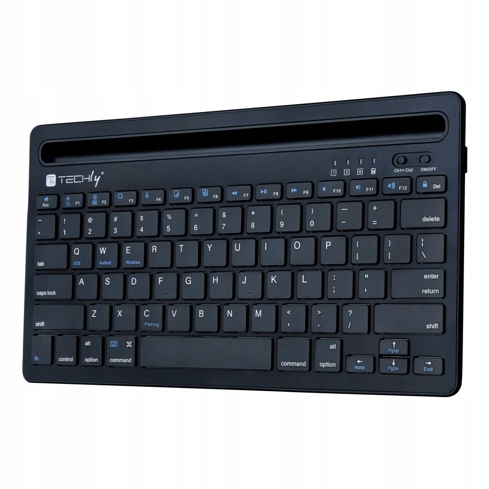ICTBK102U Techly Bluetooth klávesnica so stojanom na tablet a telefón