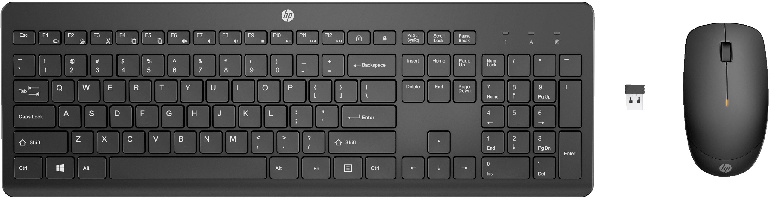 Klávesnica a myš HP 650 čierna