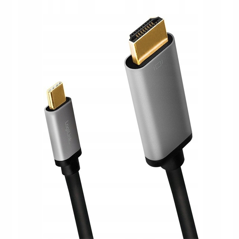 Kábel LogiLink USB-C na HDMI, hliníkový, 4K 60Hz