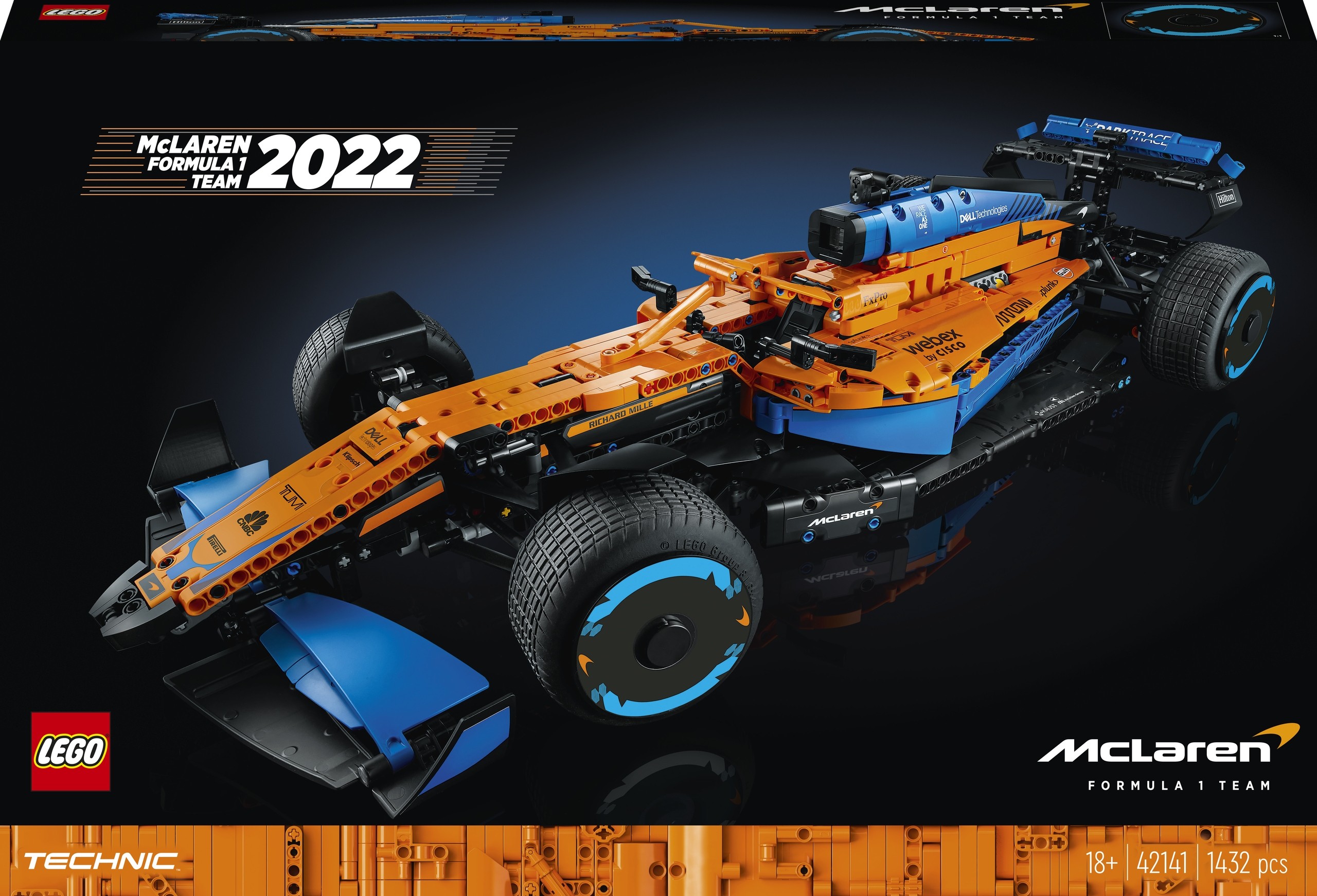 LEGO Technic 42141 McLaren Formula 1 – pretekárske auto
