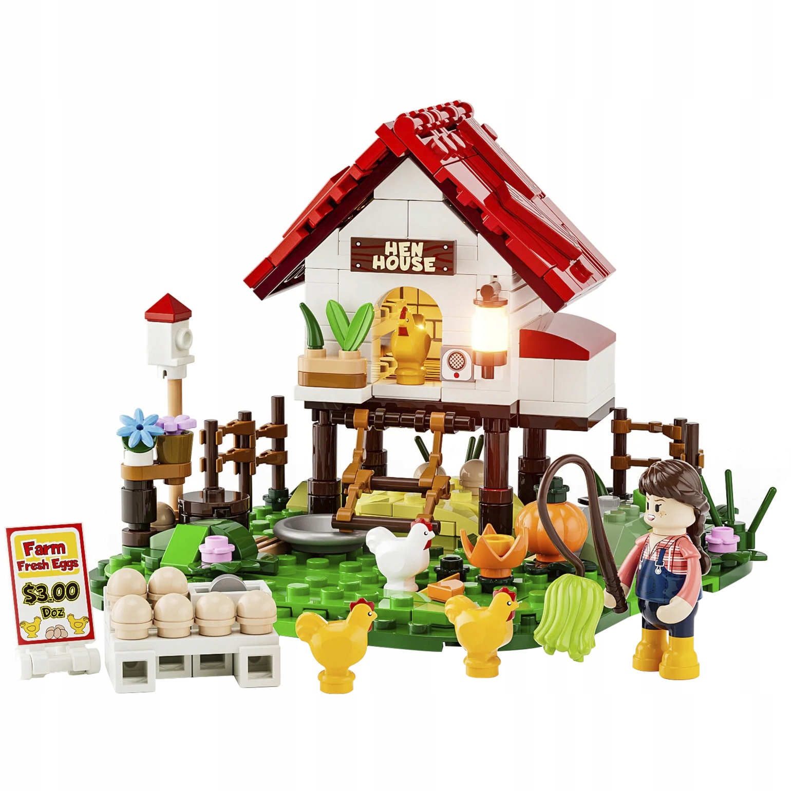 LUMIBRICKS Kurník Farmársky život 323 dielikov