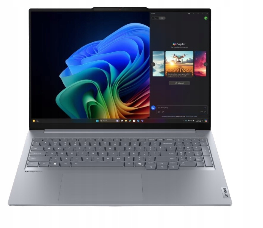 Notebook Lenovo ThinkBook 16 G7 16" Qualcomm Snapdragon 32GB / 512GB sivý