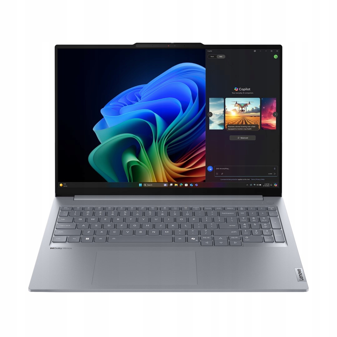 Lenovo ThinkBook 16 G7 16" Snapdragon X Plus 32GB / 1000GB strieborný notebook