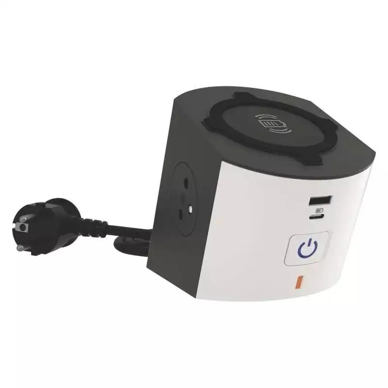 Predlžovací kábel Legrand 2x2P+Z Indukčný USB/AC 2m