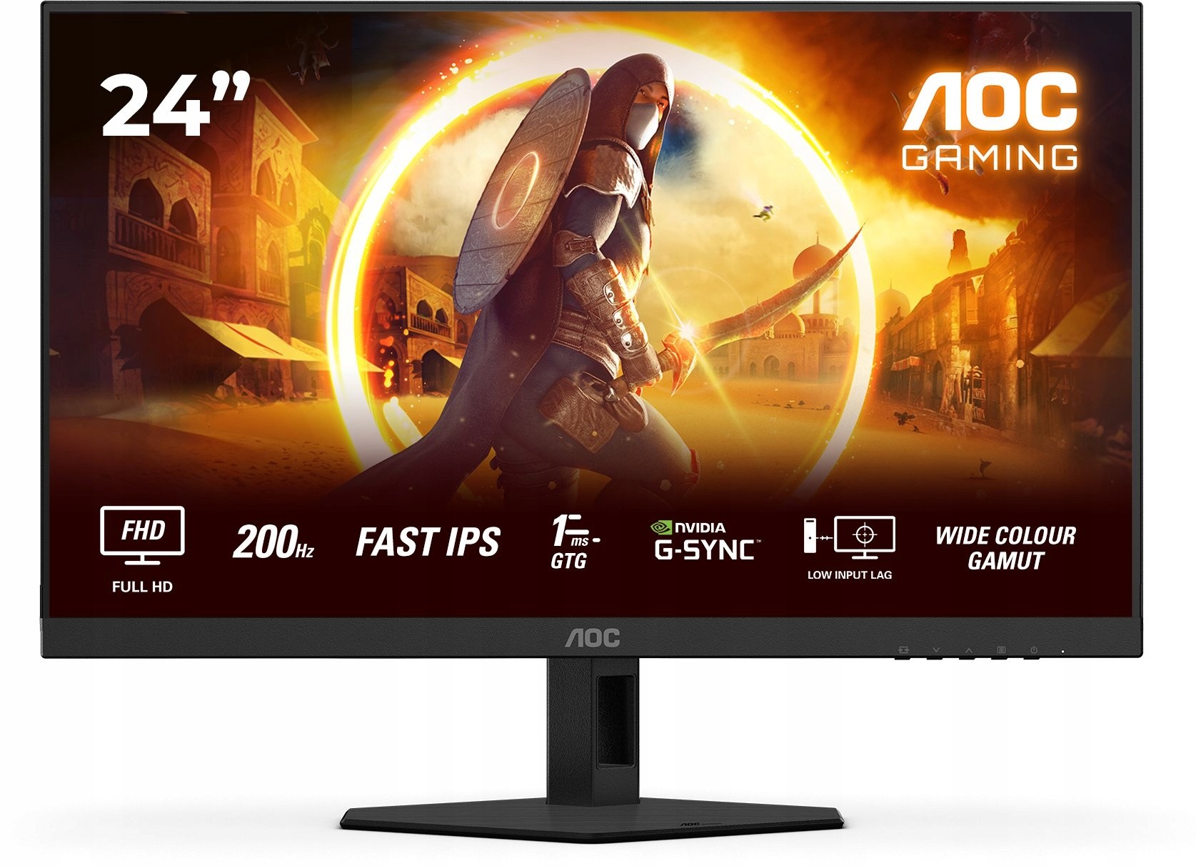 AOC 24G4HRE TFT IPS LED monitor s rozlíšením 1920 x 1080