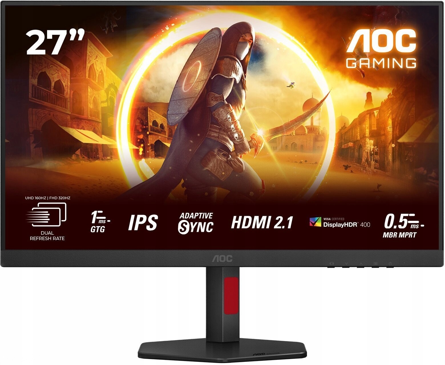 AOC U27G4R LED monitor 27" 3840 x 2160 px IPS / PLS