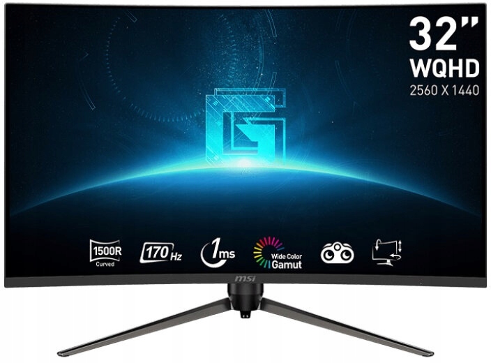 Monitor MSI G32CQ5P 31,5" 2560x1440px 170Hz
