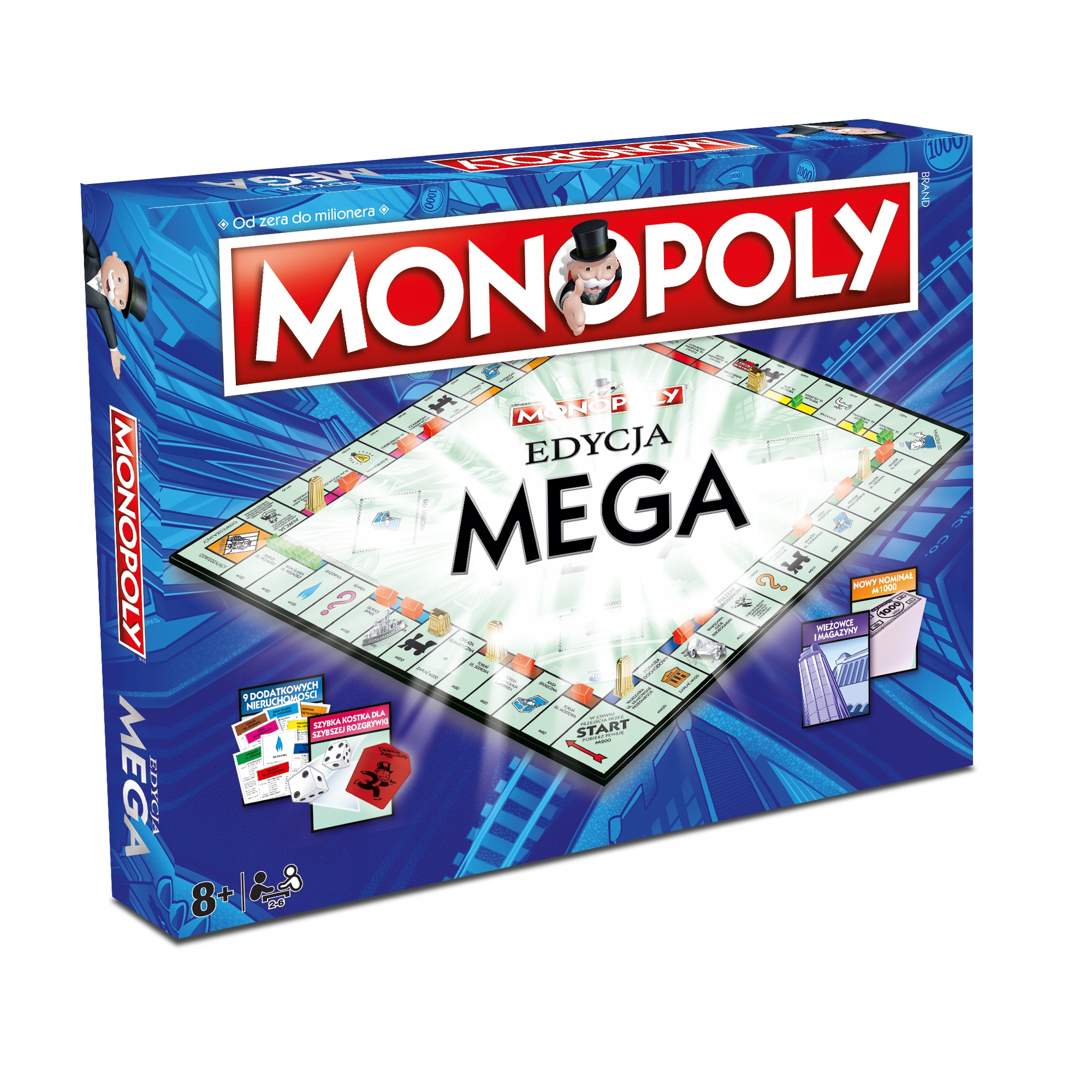 Spoločenská hra Monopoly Mega edícia – poľská verzia Winning Moves