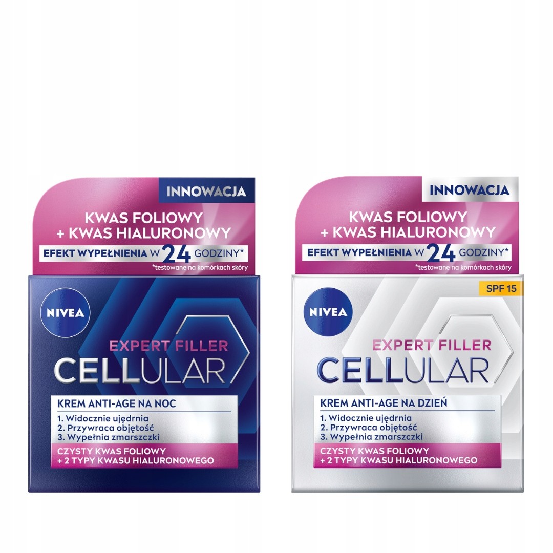 NIVEA Cellular Expert Filler denný krém proti starnutiu s ochranným faktorom 15 50 ml