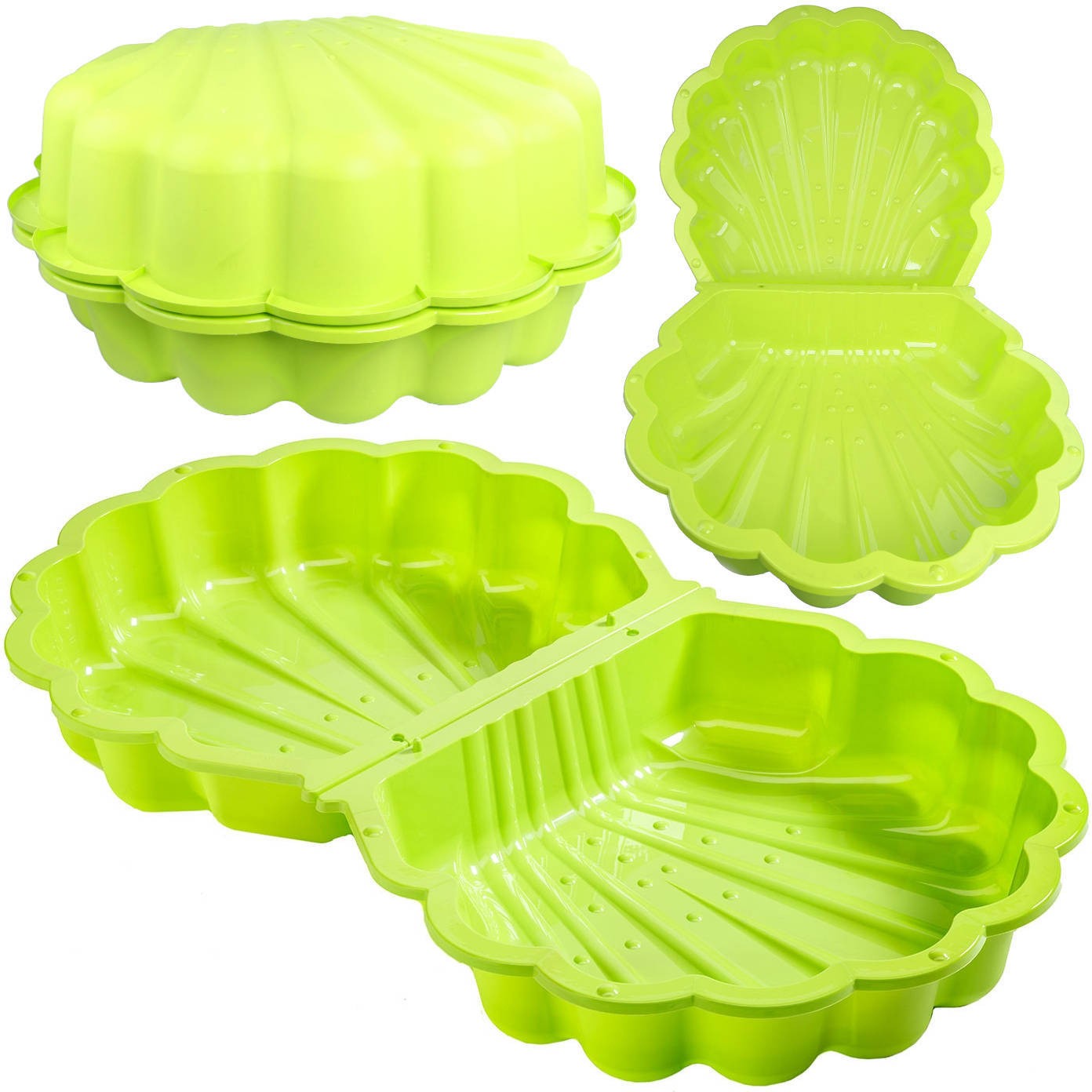 Bazénová škrupina SANDBOX 2v1 TWINS zatvorená 2-dielna sada 155x86cm