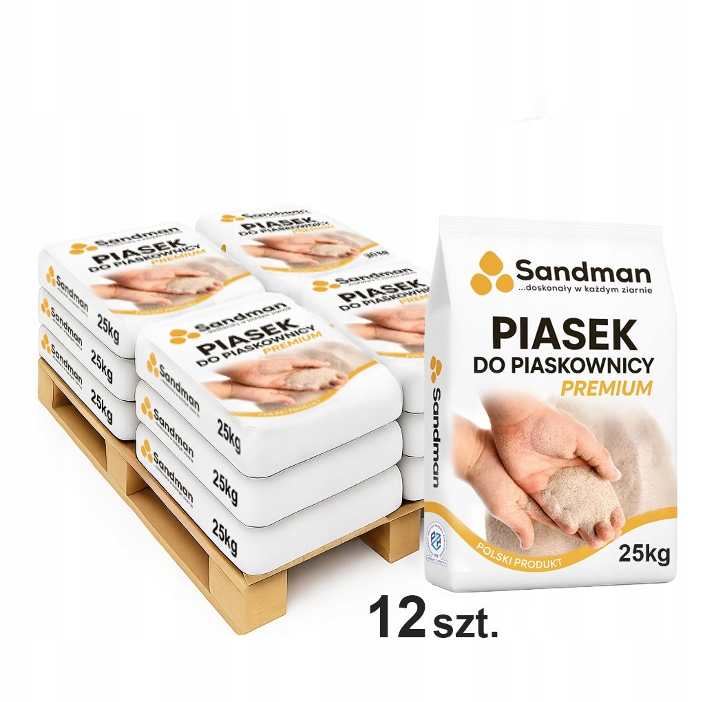 Piesok do pieskoviska Sandman, čistý, certifikovaný, 300 kg