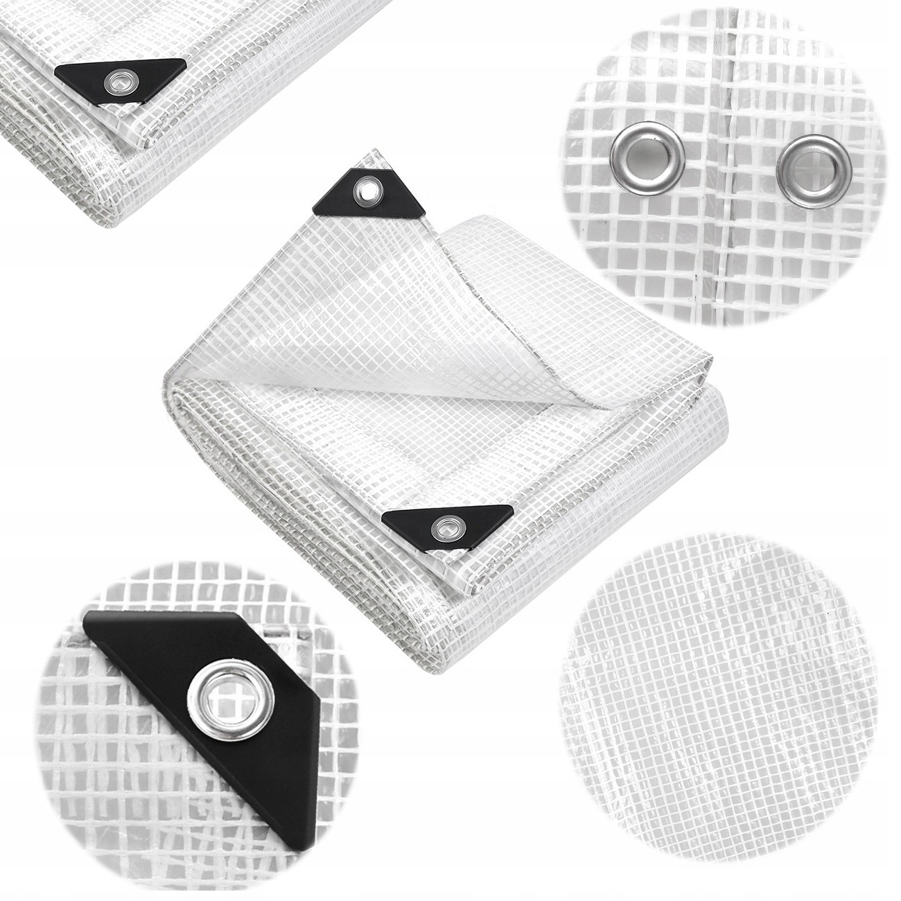 Mrazuvzdorná a vodotesná plachta 10m x 12m, gramáž 100g/m2 - WDB PLAST®