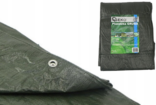 Zelená plachta Geko 80g/m2 10x12m s odolnosťou proti plesniam