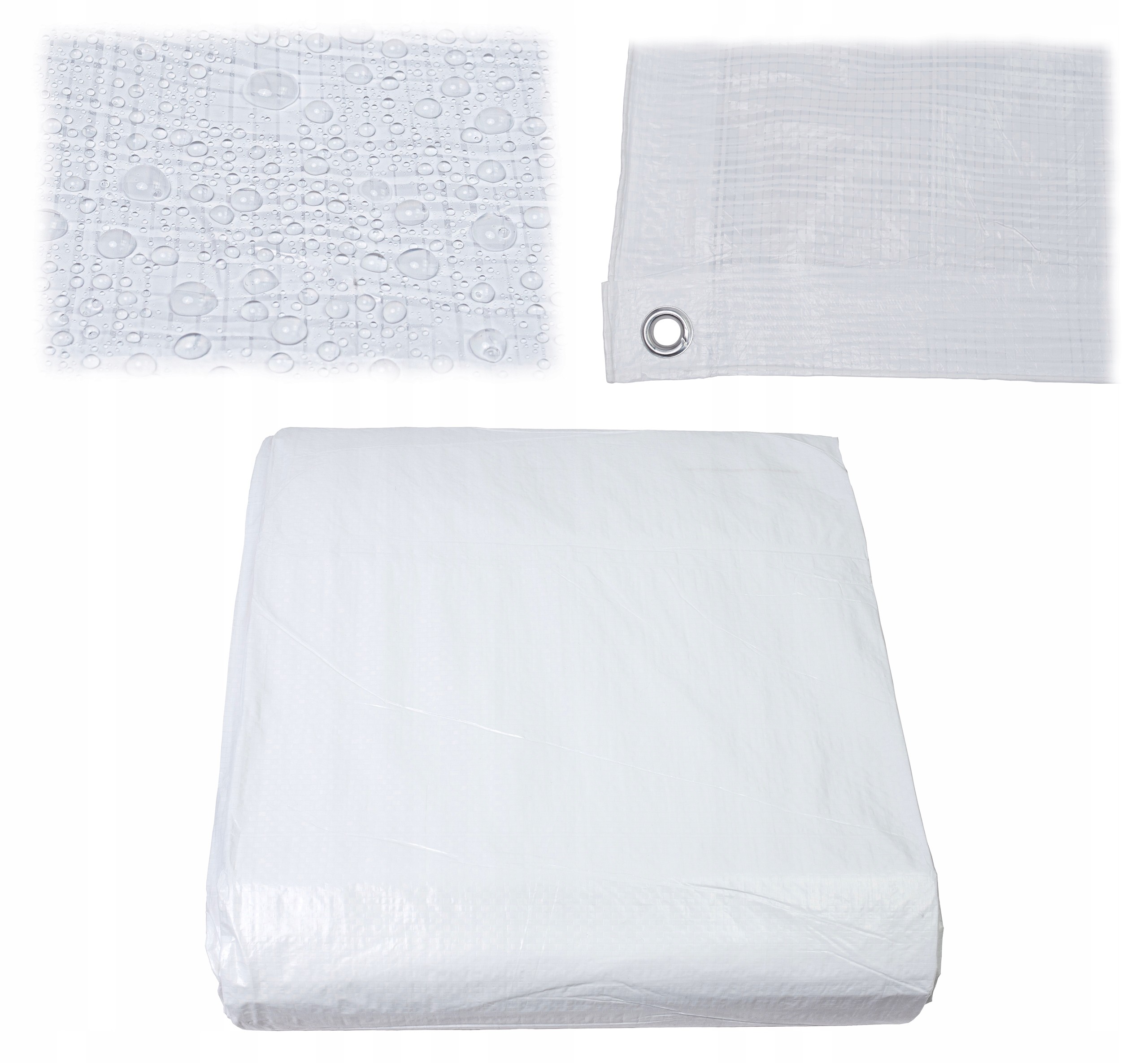 Univerzálna plachta 10x15 metrov, 60 g/m², vodoodolná s aluminiovými očkami