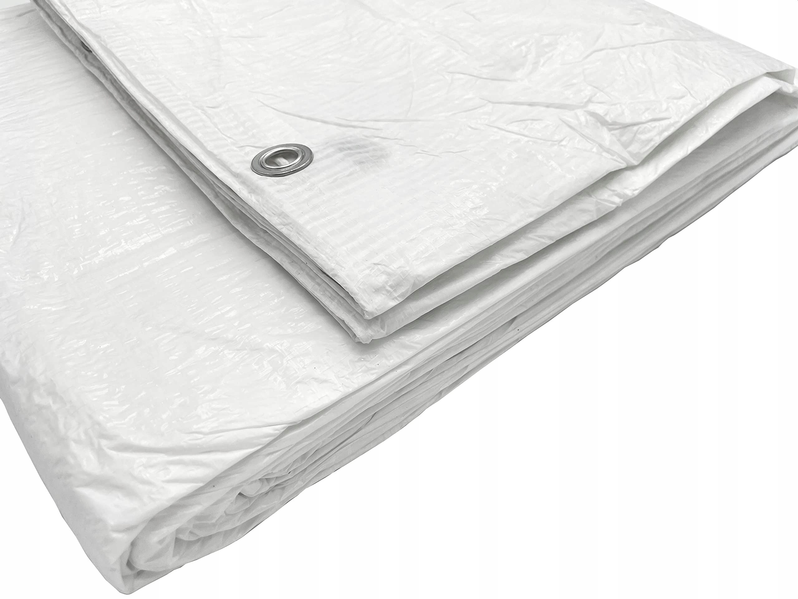 Multifunkčná biela plachta 6m x 8m, 60g/m2, odolná voči poveternostným vplyvom