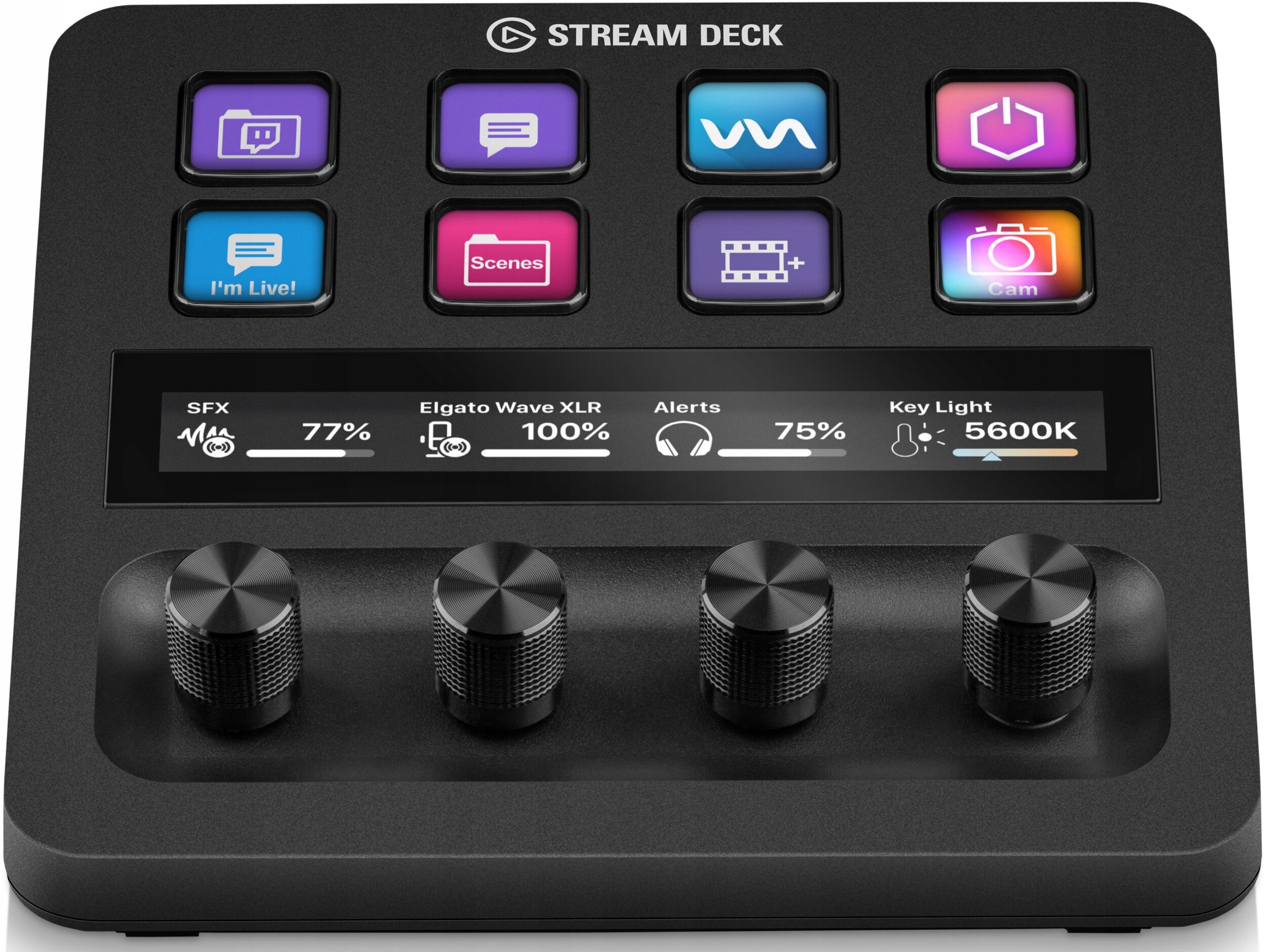 Terasa + panel ELGATO Stream