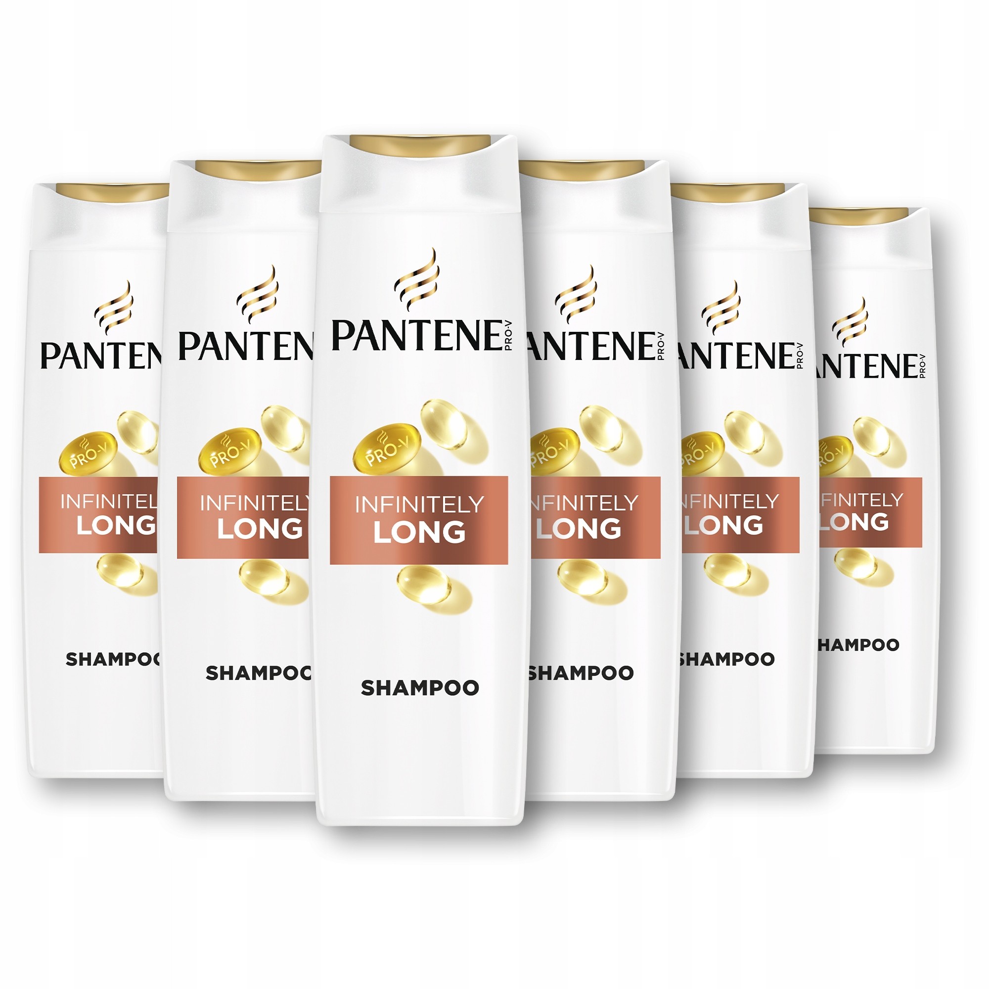 Pantene Infinitely Long šampón pre poškodené vlasy 400ml x 6