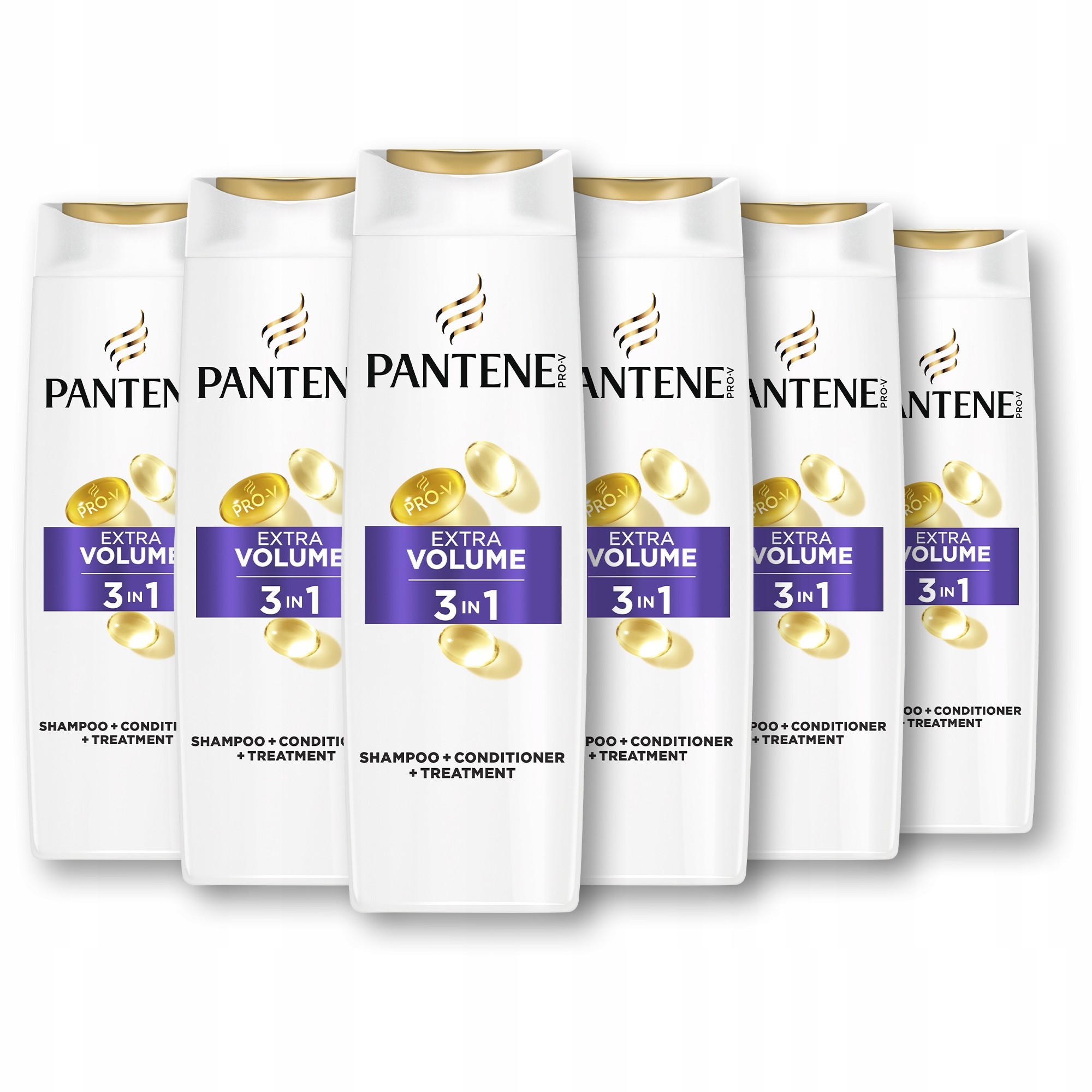 Pantene Pro-V Volume&Body 3v1 šampón, kondicionér a kúra na vlasy 6x325 ml