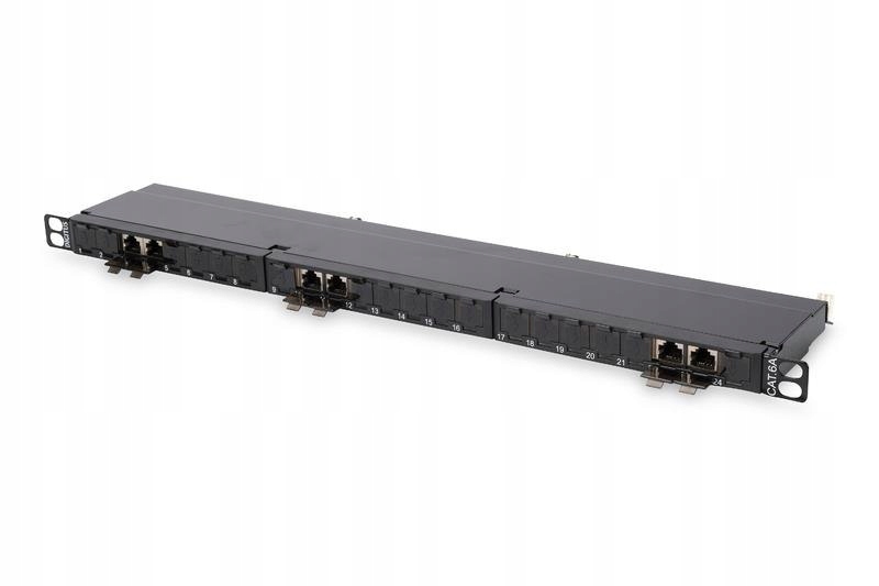 Patchpanel Digitus 19" 24x RJ45 kat. 6 1U