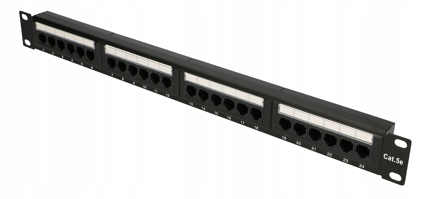 Patchpanel, patchpanel RACK 19'' cat5e 24p UTP V2