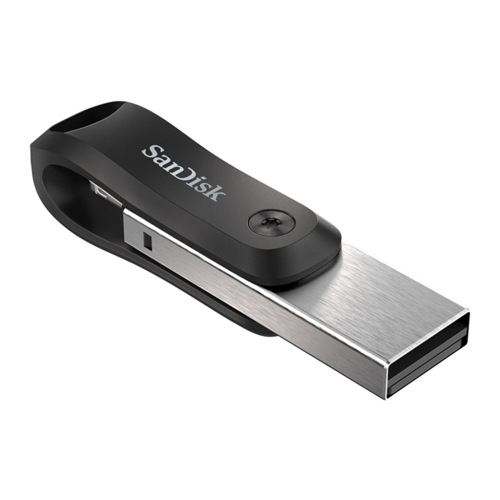 USB kľúč SanDisk iXpand Go 128 GB Lightning, USB 3.0, čierny