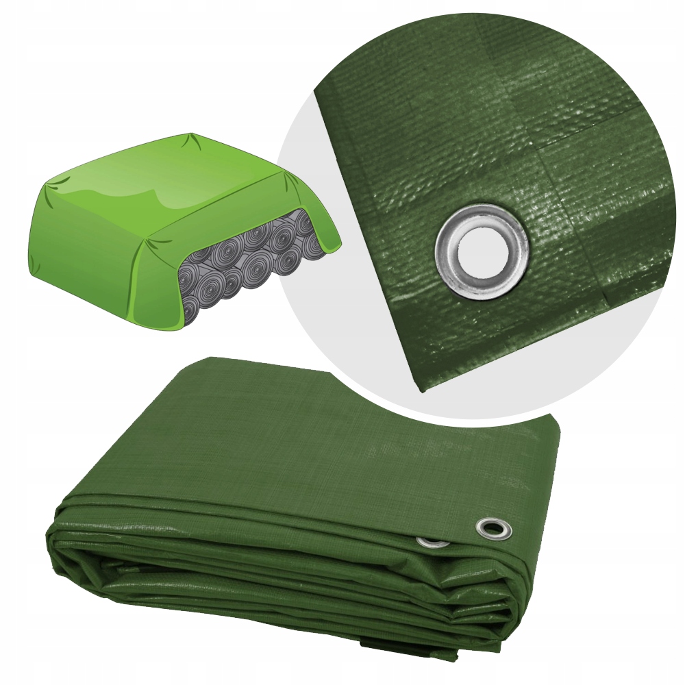 Plandeka 180g zelená 3x3 Pro. LINE /10/