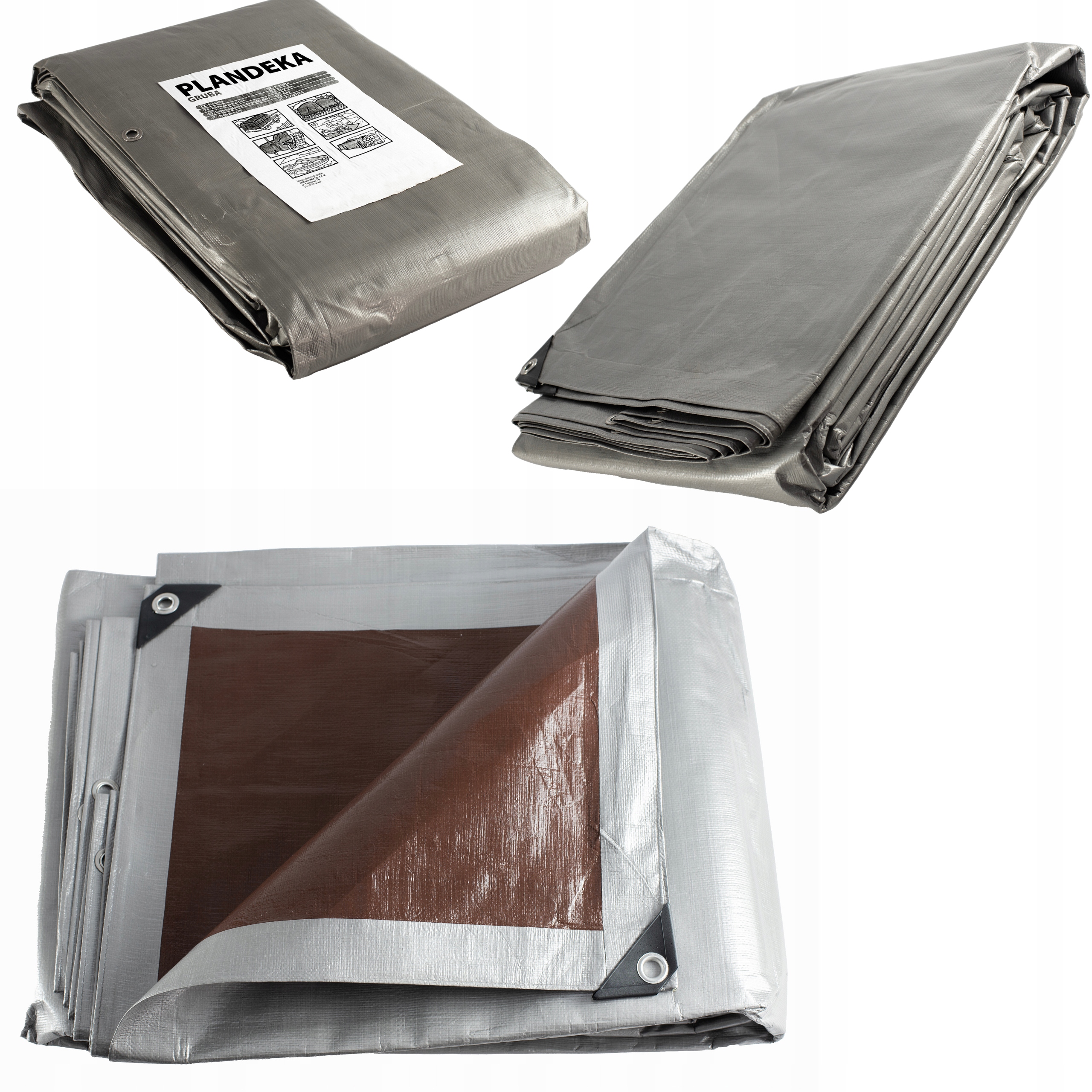 Odolná UV stabilizovaná plandeka 10x10 m, 210g/m2 - ideálna pre domácnosti a priemysel