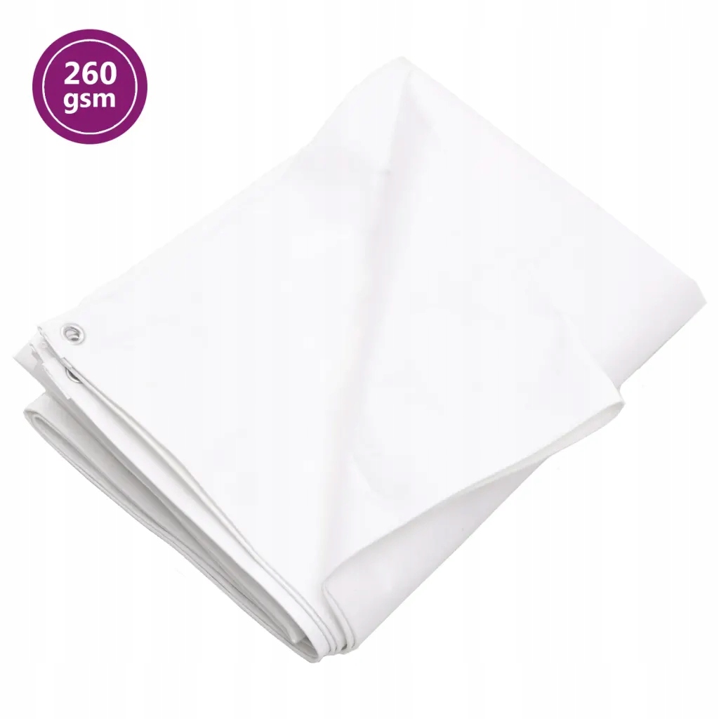 Vodoodolná plachta HDPE, biela, 260 g/m², 3x4 m