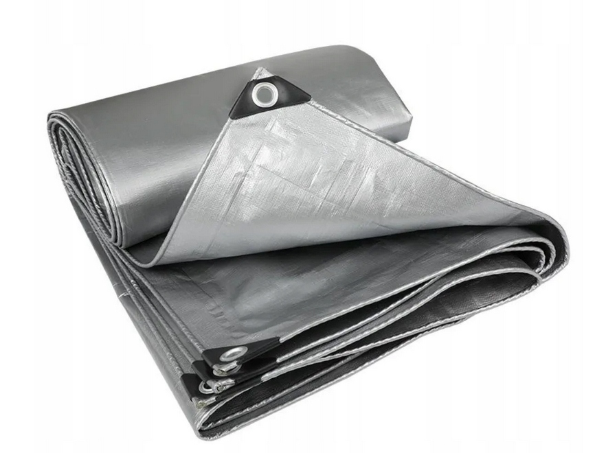 Univerzálna ochranná plachta SmartPak 5x6m, strieborná, recyklovaný materiál
