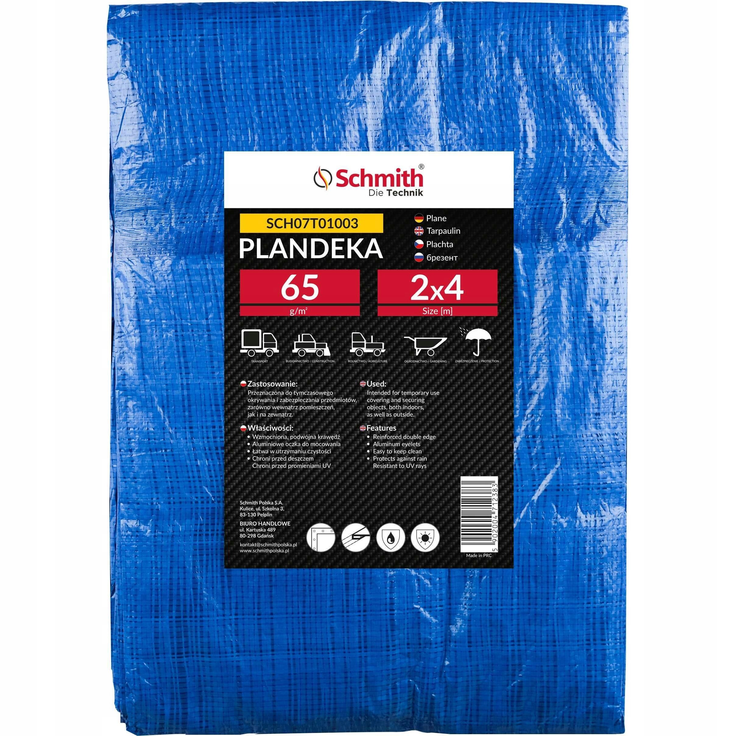 Lehká a odolná plachta 65g 3x5m - ideálna na ochranu