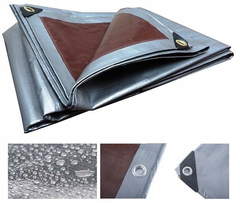 Odolná polyetylénová plachta 5x5m s UV filtrom a hliníkovými očkami