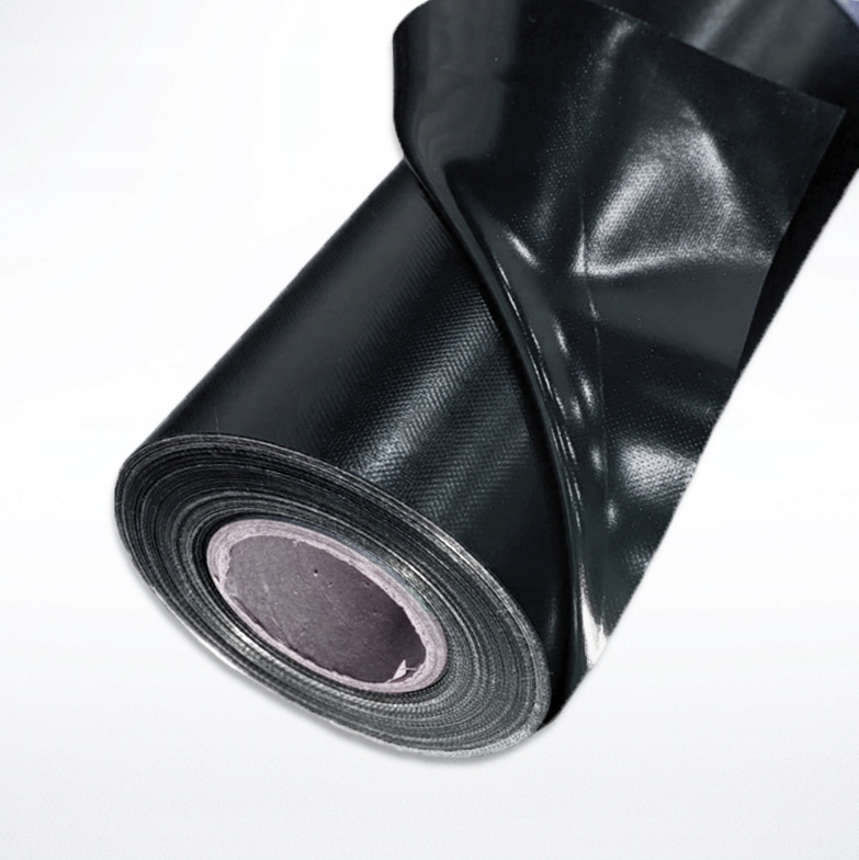 Všestranná PVC plachta 650g/m², vodeodolná a mrazuvzdorná, čierna