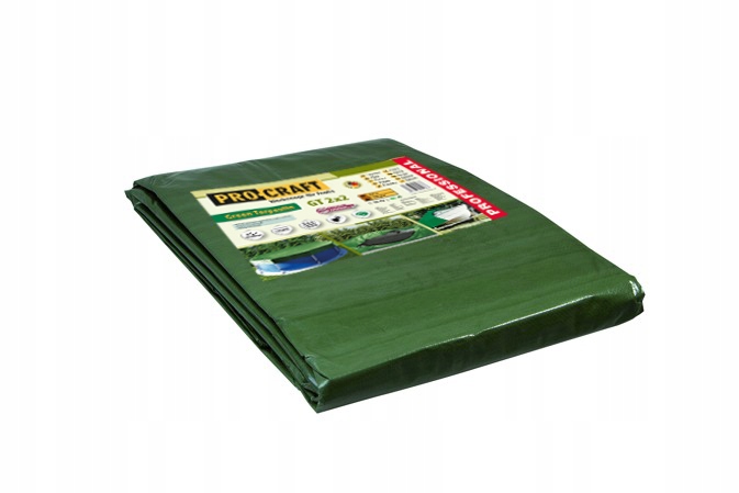 Vodeodolná plachta Procraft 4x5 m, zelená - ochranné krytie pre všetky podmienky