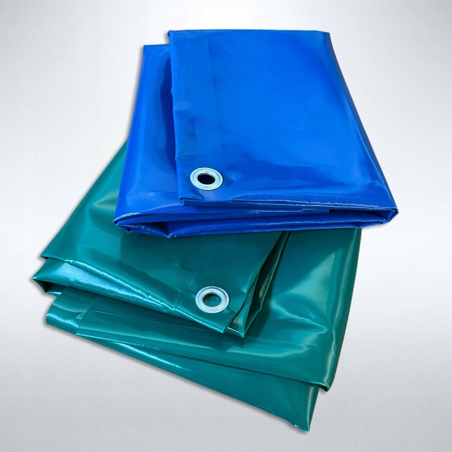 Multifunkčná PVC plachta s očkami 650 g/m², modrá - odolná proti mrazu a vode