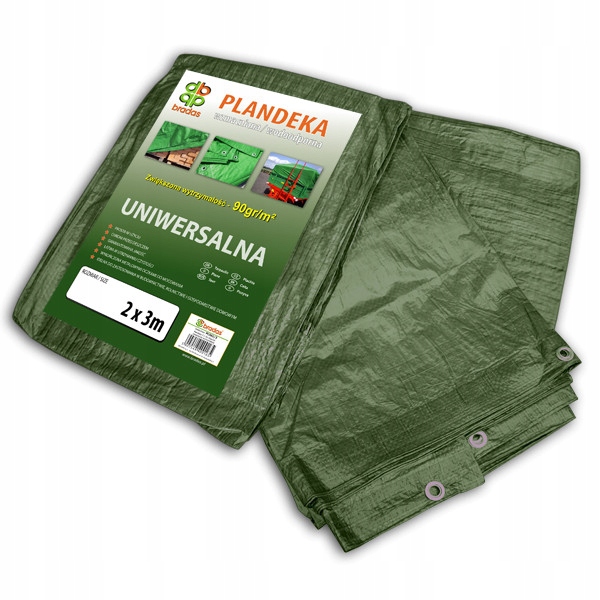 Bradas PL905/8 zosilnená plachta 90 g/m², 5 × 8 m