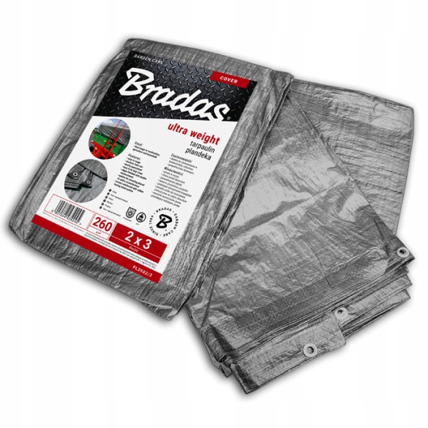 Vysoko Odolná Plachta Bradas Ultra Weight 260g, 5 x 6 m