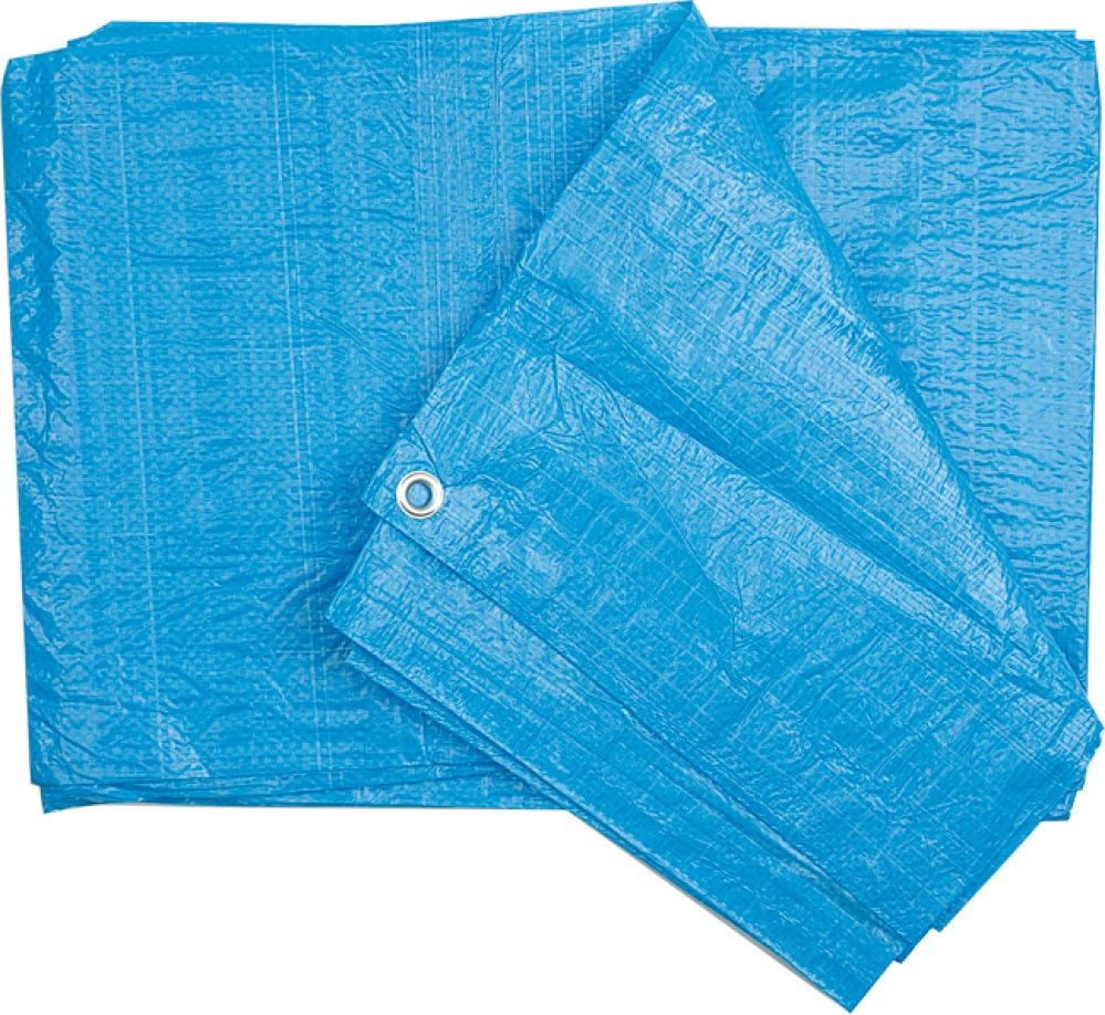 Plandeka polipropylenová s ochrannou vrstvou, modrá, 300 x 500 cm, 90 g/m2