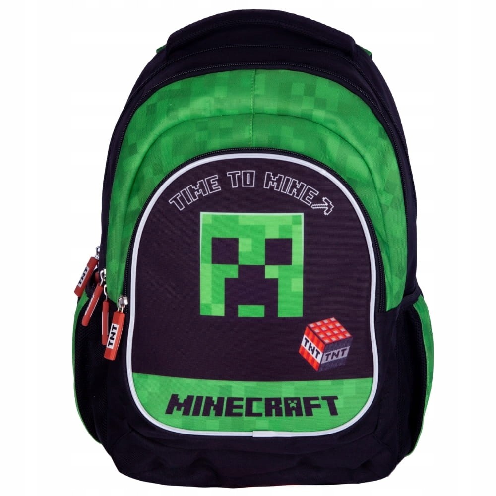 Školský batoh Astra Minecraft Time to Mine 2, trojkomorový