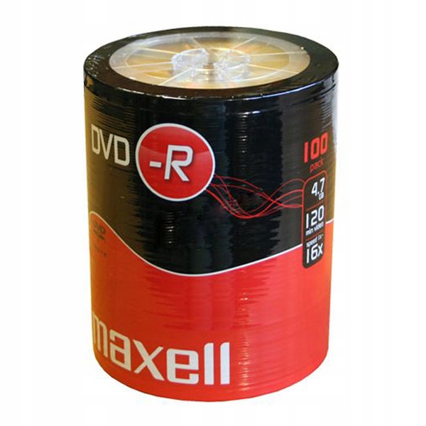 Maxell DVD+R 4,7 GB DVD disk 100 ks.