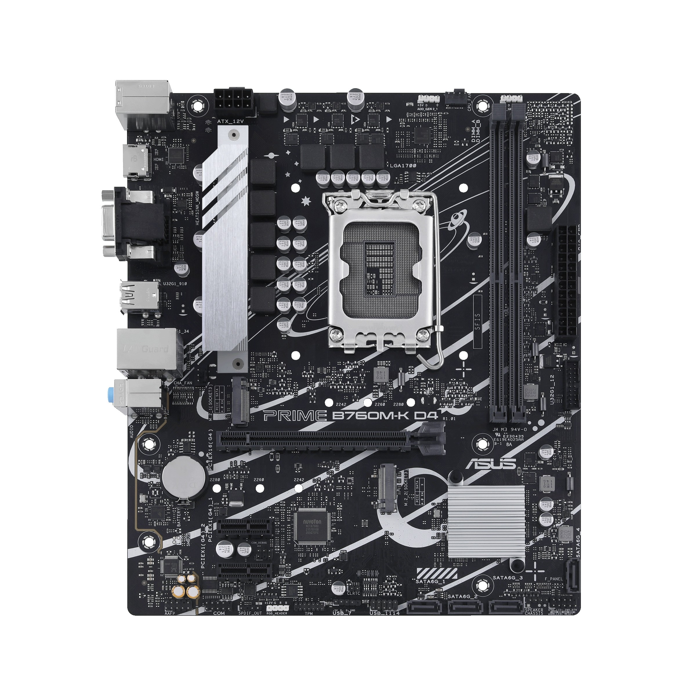 Základná doska ASUS PRIME B760M-K D4 DDR4 micro ATX, pätica Intel 1700, 2x DDR4