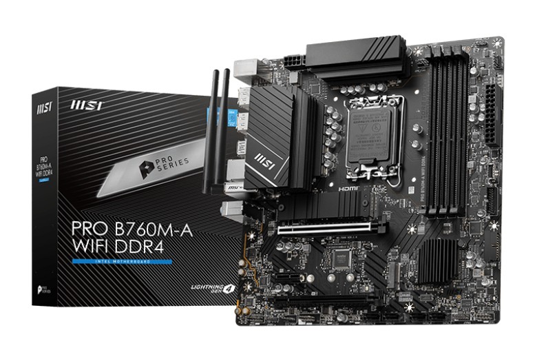 Základná doska Micro ATX MSI PRO B760M-A WIFI DDR4
