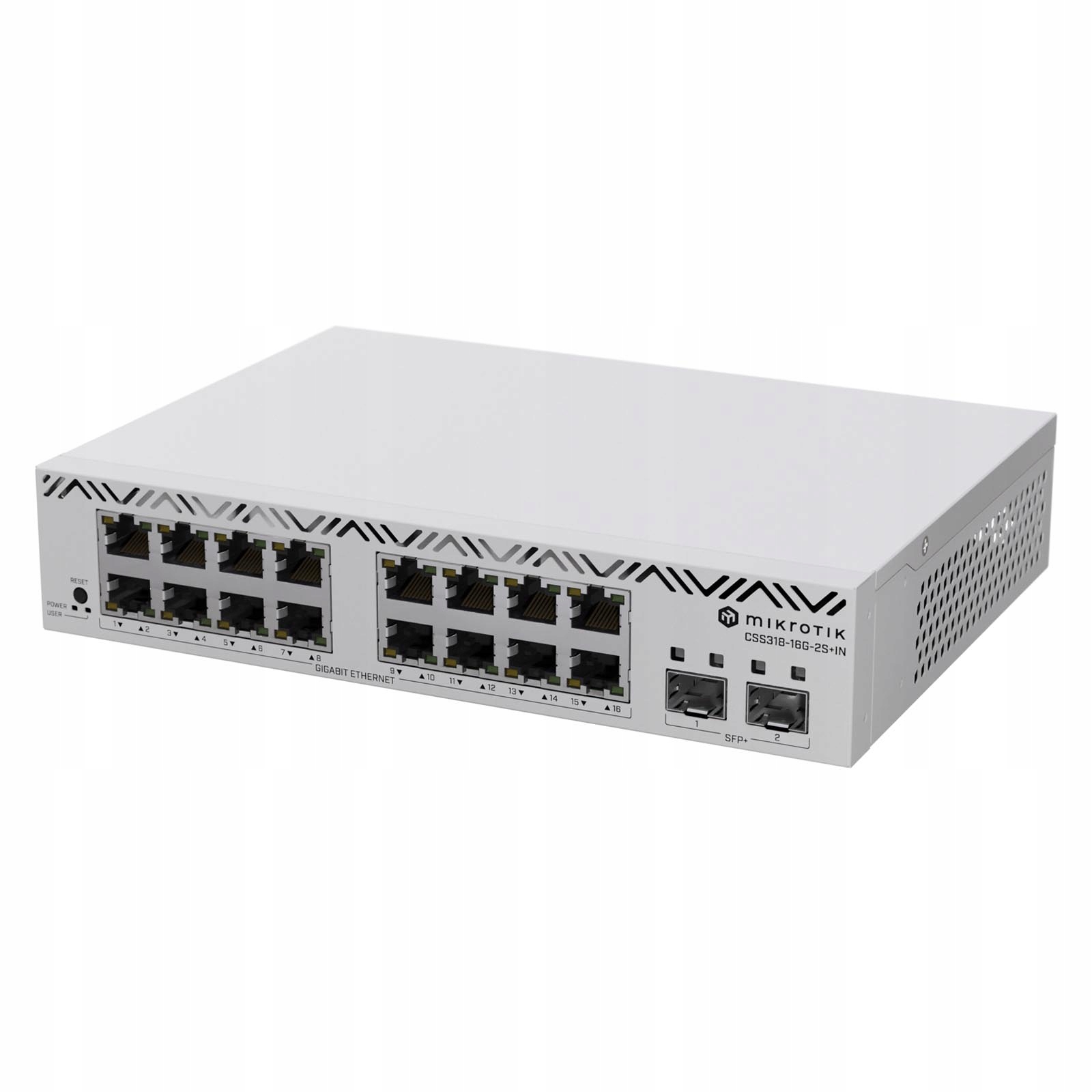 MikroTik CSS318-16G-2S+IN prepínač 16 portov