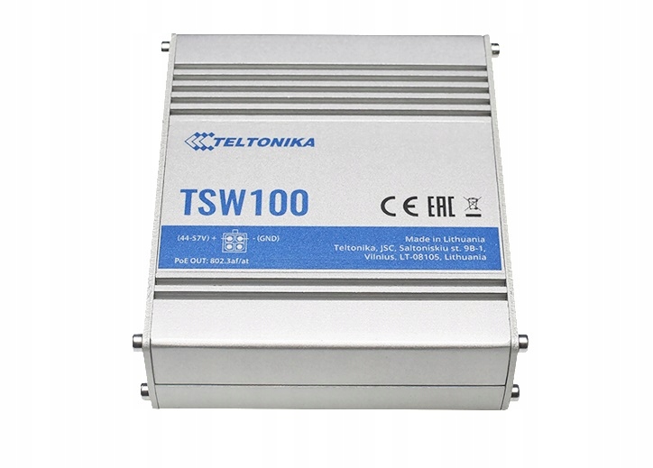 Nespravovaný prepínač Teltonika TSW100, 5x Gigabit