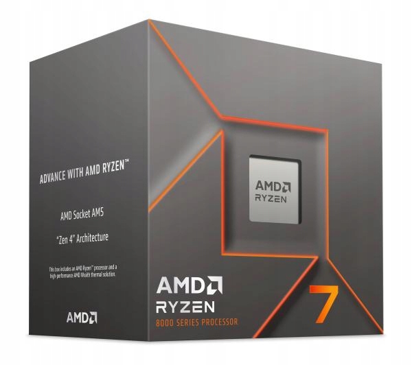 Procesor AMD Ryzen 7 8700F 8 x 4,1 GHz, 8. generácie