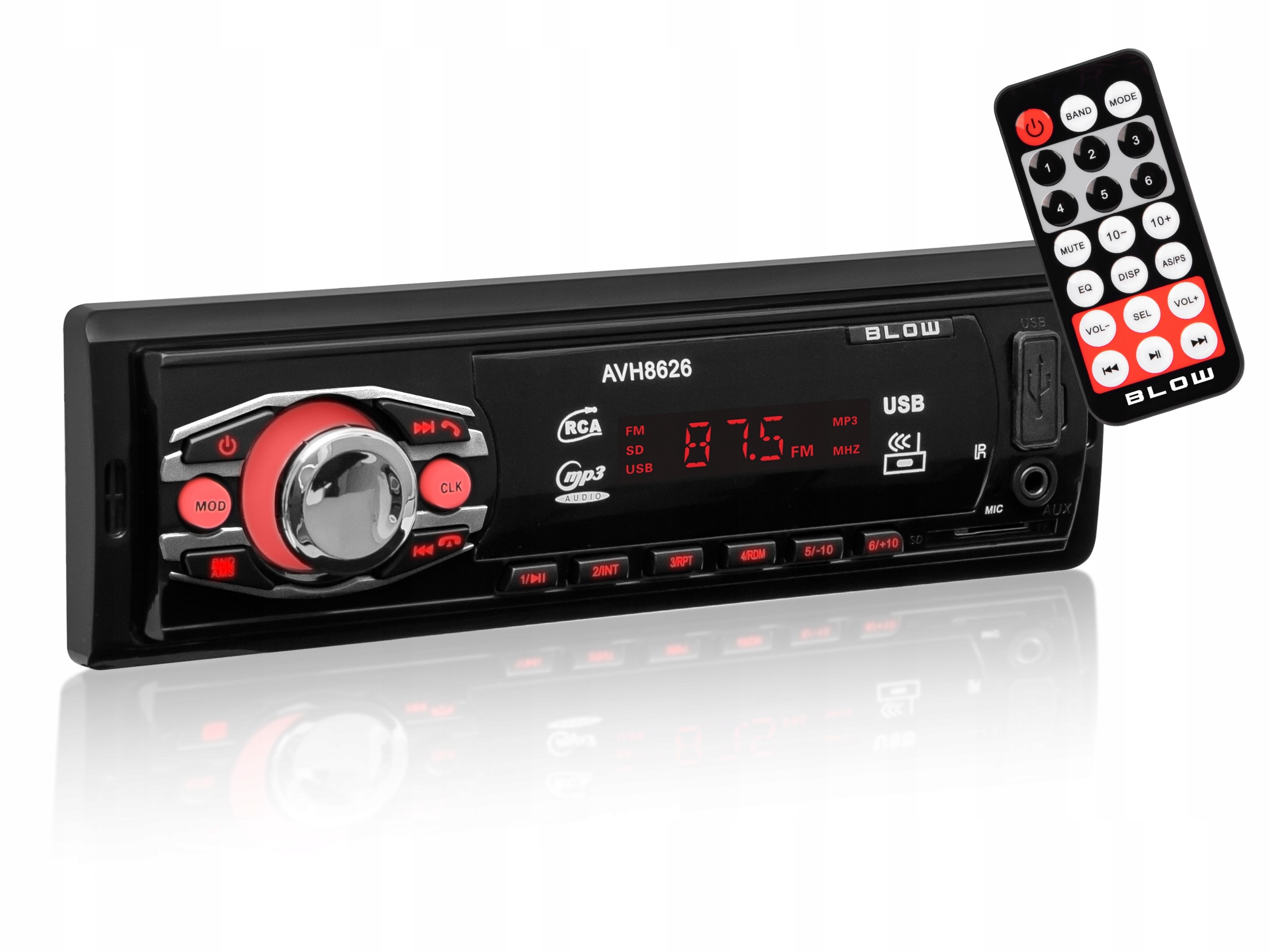 Rádio samochodowe Blow AVH-8626 1-DIN