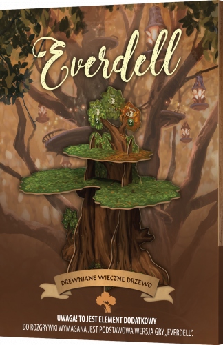 Drevený Večný strom pre hru Everdell – doplnok, poľská edícia