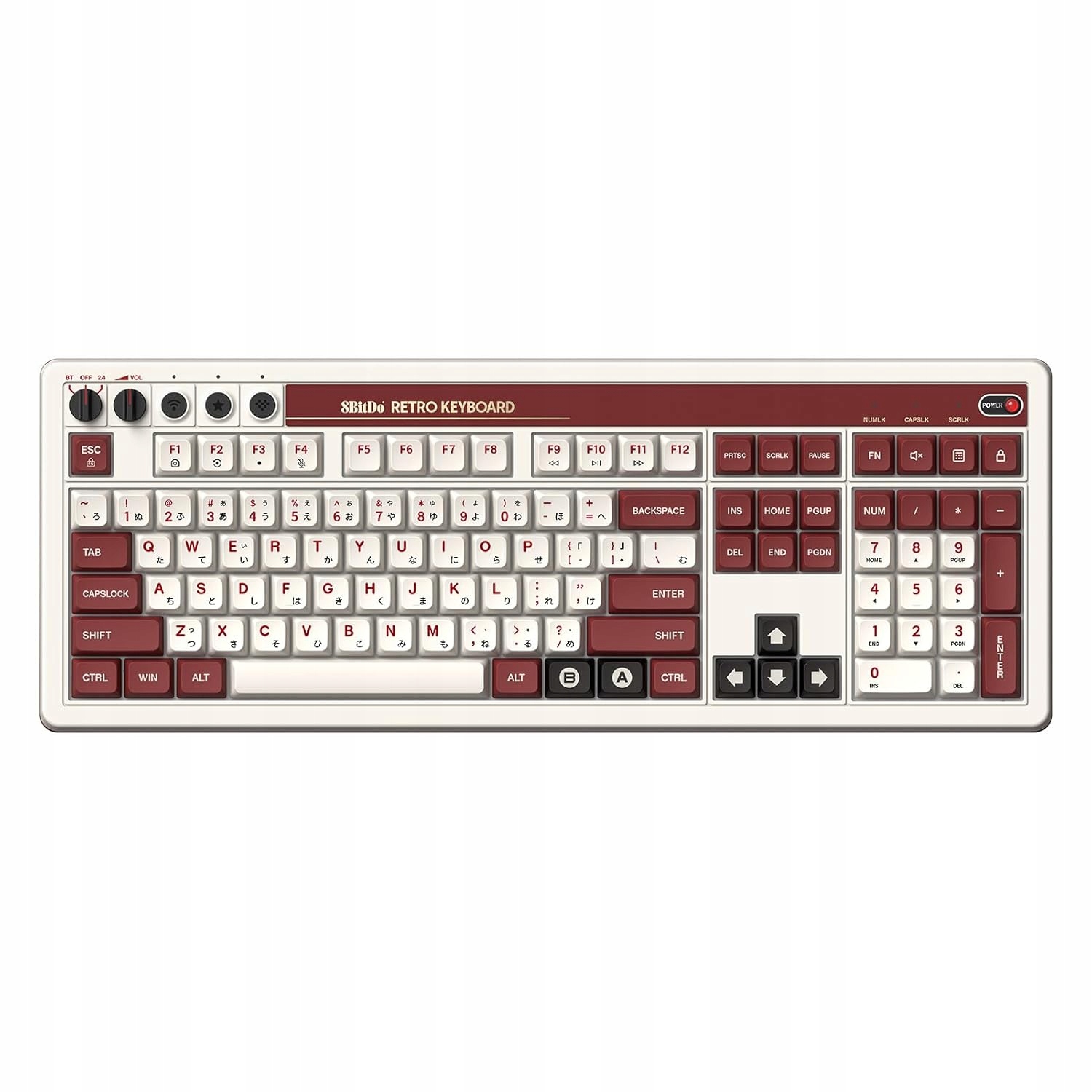 Retro mechanická klávesnica 108 Fami Edition